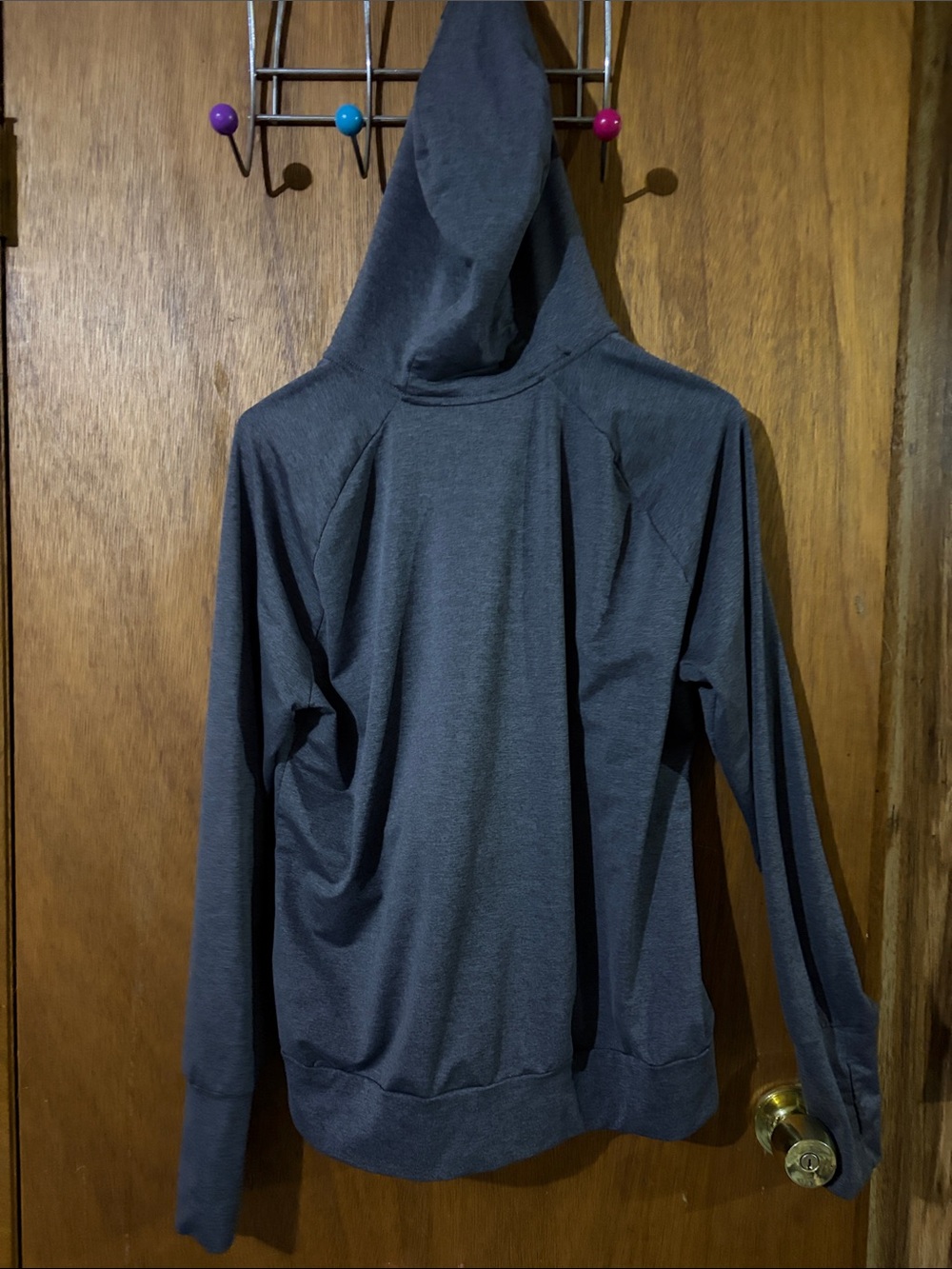 Nike Women’s Charcoal Gray Hooded Performance Jacket - Picture 4 of 4